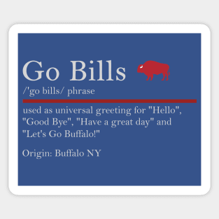 Buffalo Bills Shirts Go Bills M5348 Sticker